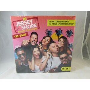 Jersey Shore Family Vacation MTV Board Game 2-4 Players Ages 18+